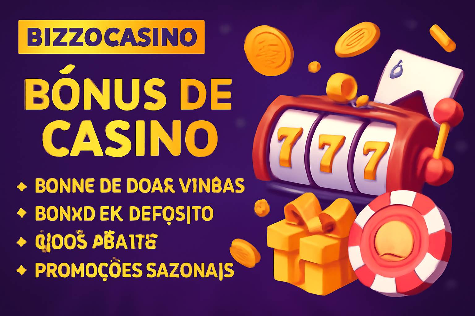 O bônus promocional BIZZOCASINOé uma ótima maneira de começar sua aventura