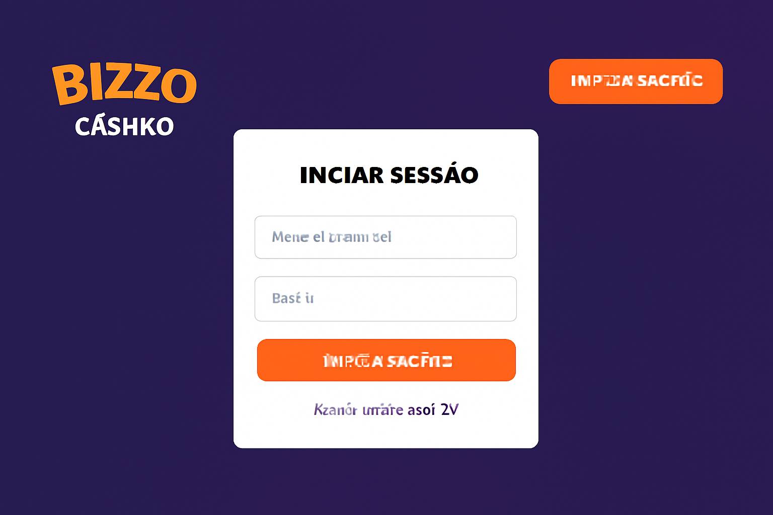 Login no Cassino BIZZOCASINO